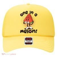 Cute Retro Cartoon Watermelon One In A Melon Hat thumb 0