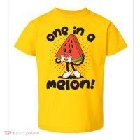 Cute Retro Cartoon Watermelon One In A Melon Toddler T-Shirt thumb 0
