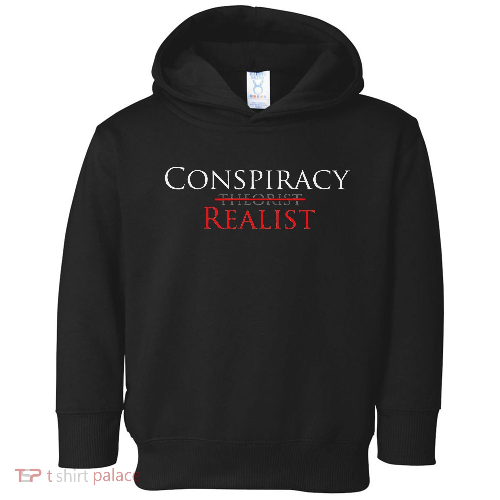 Conspiracy Realist Conspiracy Theory Toddler Hoodie