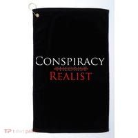 Conspiracy Realist Conspiracy Theory Golf Towel thumb 0