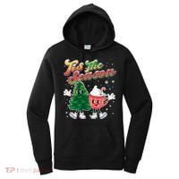 Cute Retro Cartoon Christmas Tis The Season Women's Hoodie thumb 0