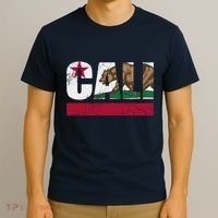 California Republic Cali Flag Vintage Fade T-Shirt thumb 3