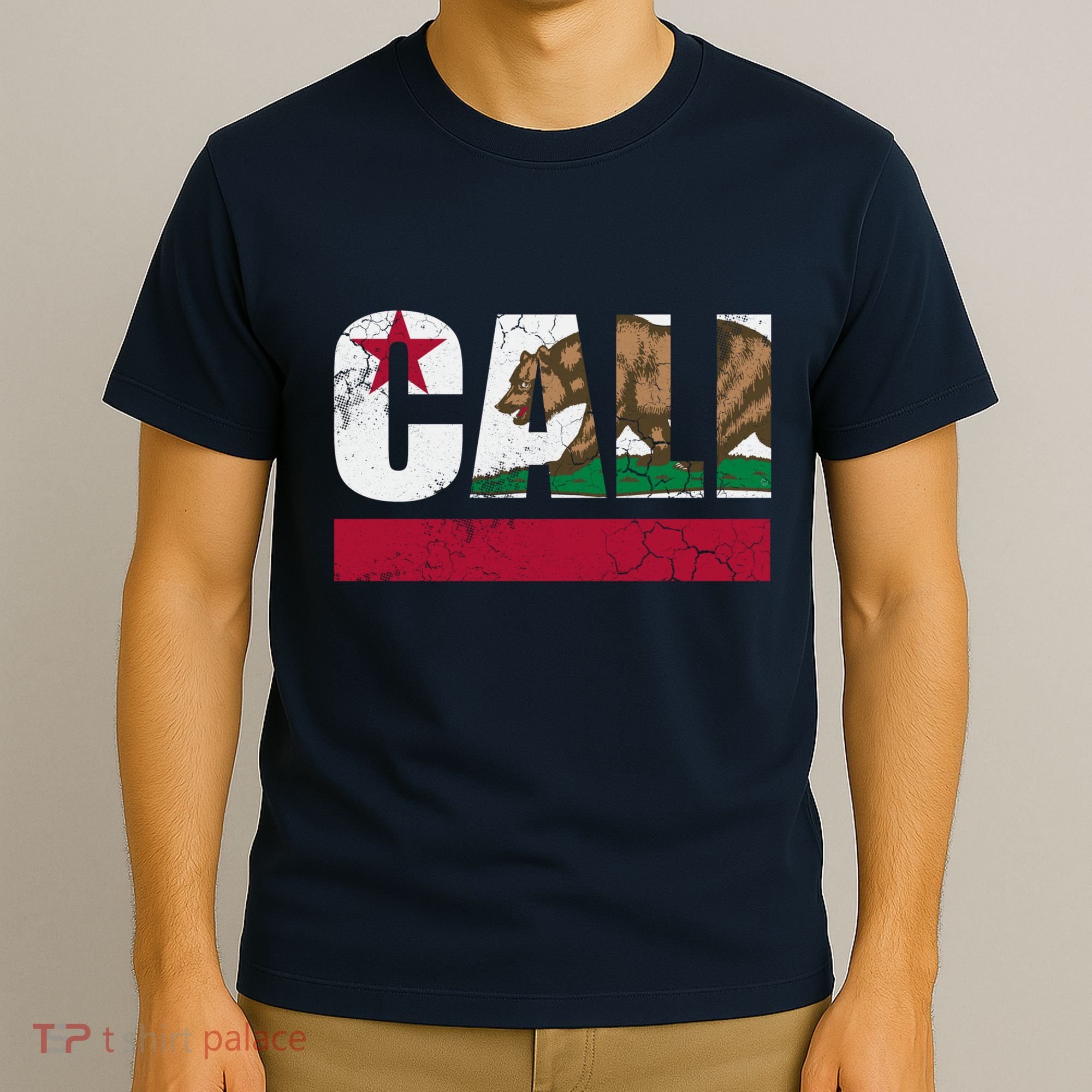 California Republic Cali Flag Vintage Fade T-Shirt