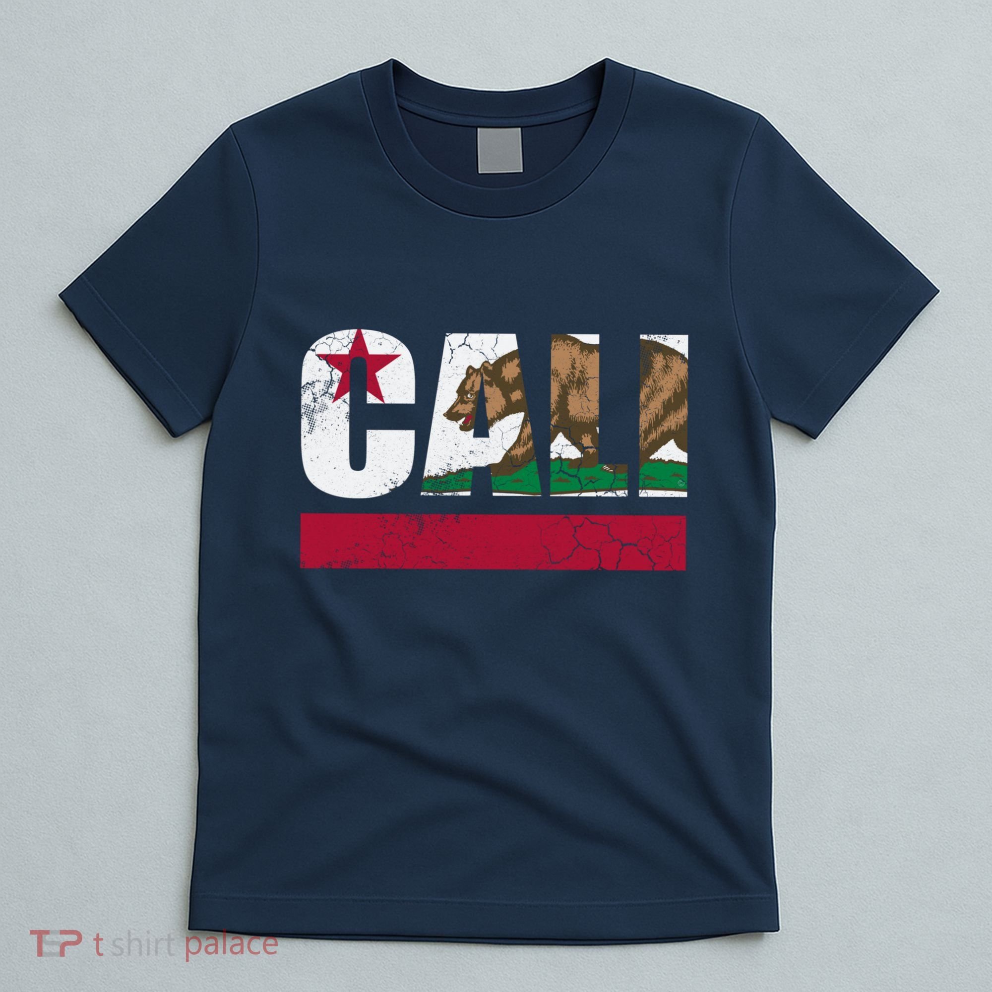 California Republic Cali Flag Vintage Fade T-Shirt