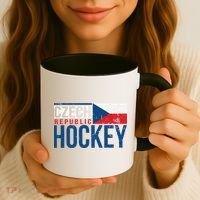 Czech Republic Czechia Hockey International Ice Supporter Cool Gift Coffee Mug thumb 3