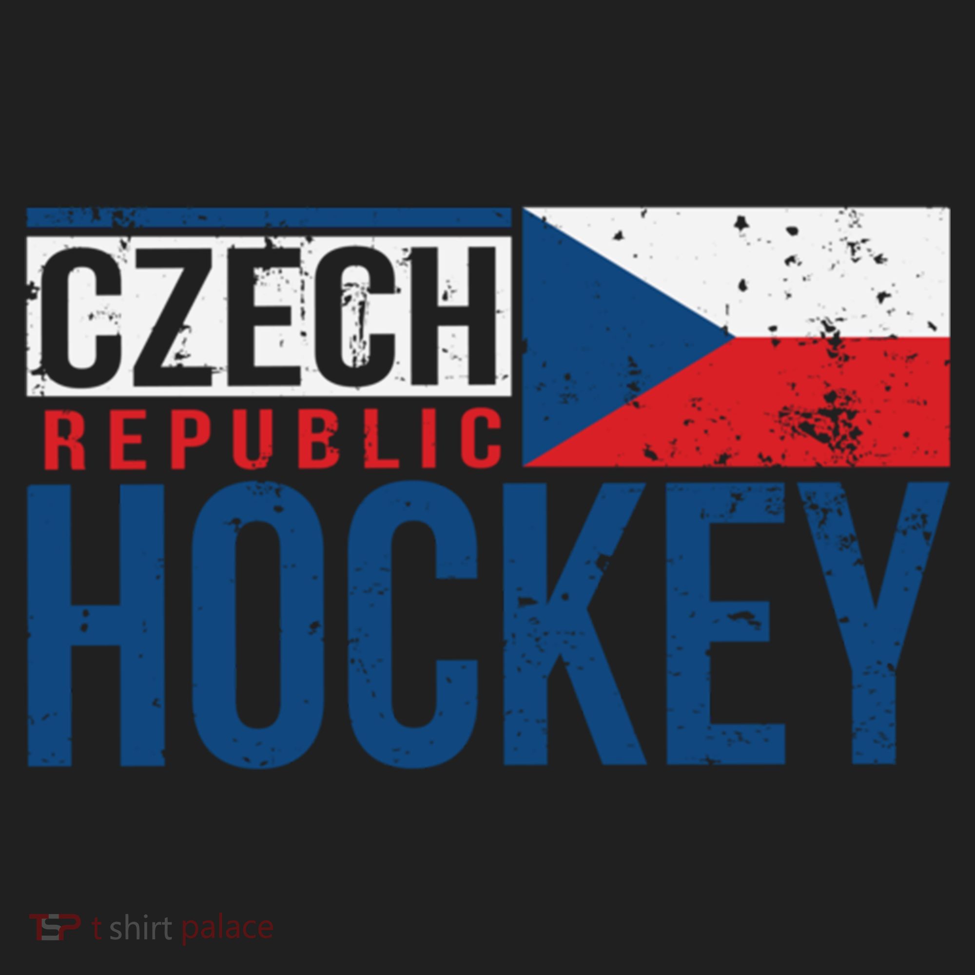 Czech Republic Czechia Hockey International Ice Supporter Cool Gift Golf Towel
