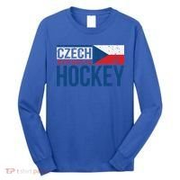 Czech Republic Czechia Hockey International Ice Supporter Cool Gift Long Sleeve Shirt thumb 0