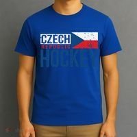 Czech Republic Czechia Hockey International Ice Supporter Cool Gift T-Shirt thumb 3