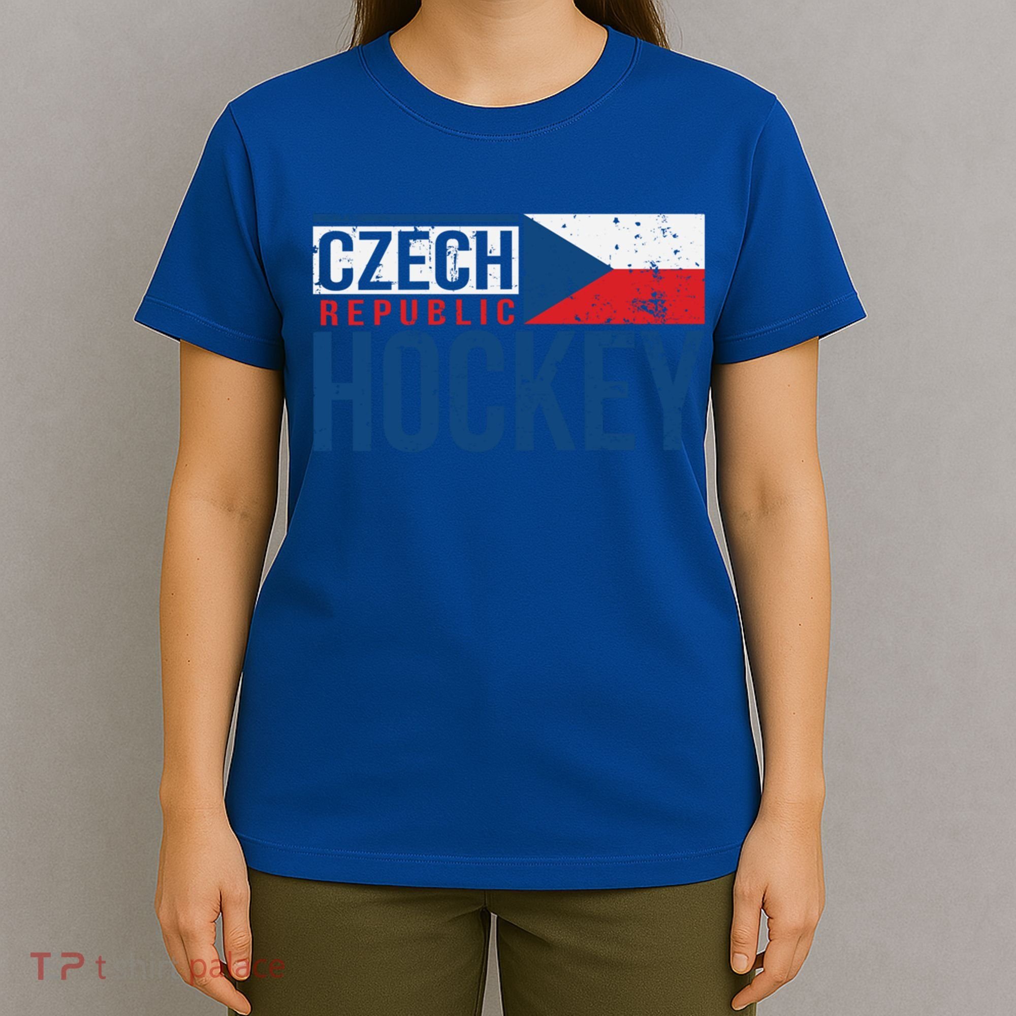 Czech Republic Czechia Hockey International Ice Supporter Cool Gift T-Shirt