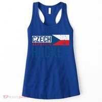 Czech Republic Czechia Hockey International Ice Supporter Cool Gift Women's Tank Top thumb 0