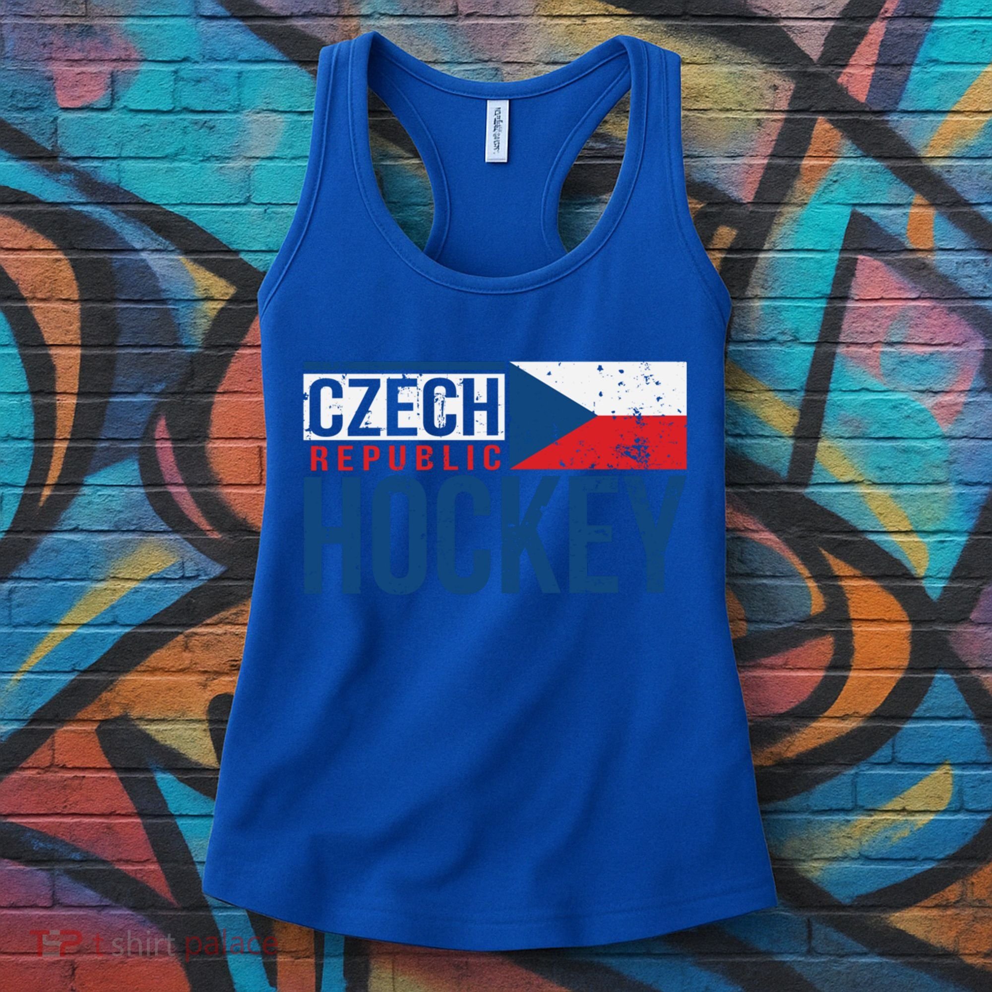 Czech Republic Czechia Hockey International Ice Supporter Cool Gift Women's Tank Top