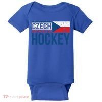 Czech Republic Czechia Hockey International Ice Supporter Cool Gift Baby Bodysuit thumb 0