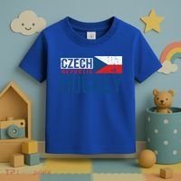 Czech Republic Czechia Hockey International Ice Supporter Cool Gift Toddler T-Shirt thumb 3