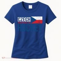Czech Republic Czechia Hockey International Ice Supporter Cool Gift Women's T-Shirt thumb 0