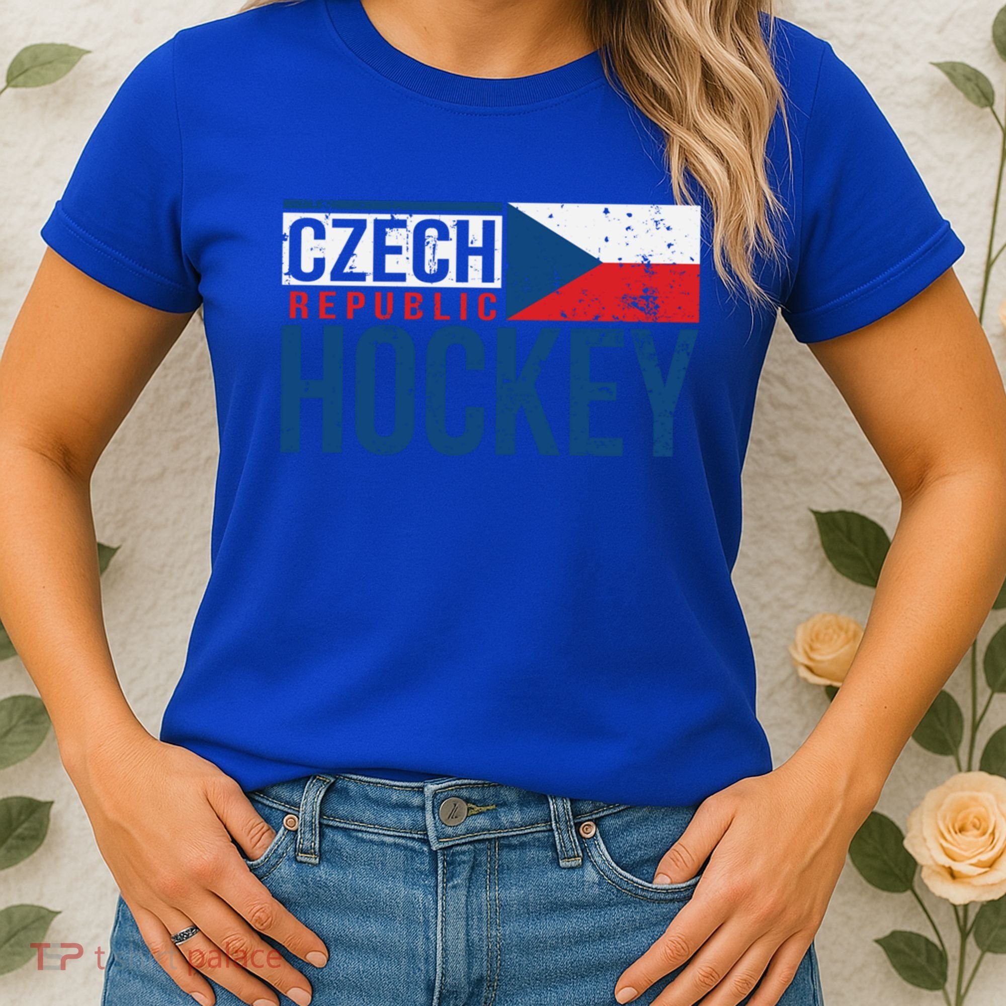 Czech Republic Czechia Hockey International Ice Supporter Cool Gift Women's T-Shirt