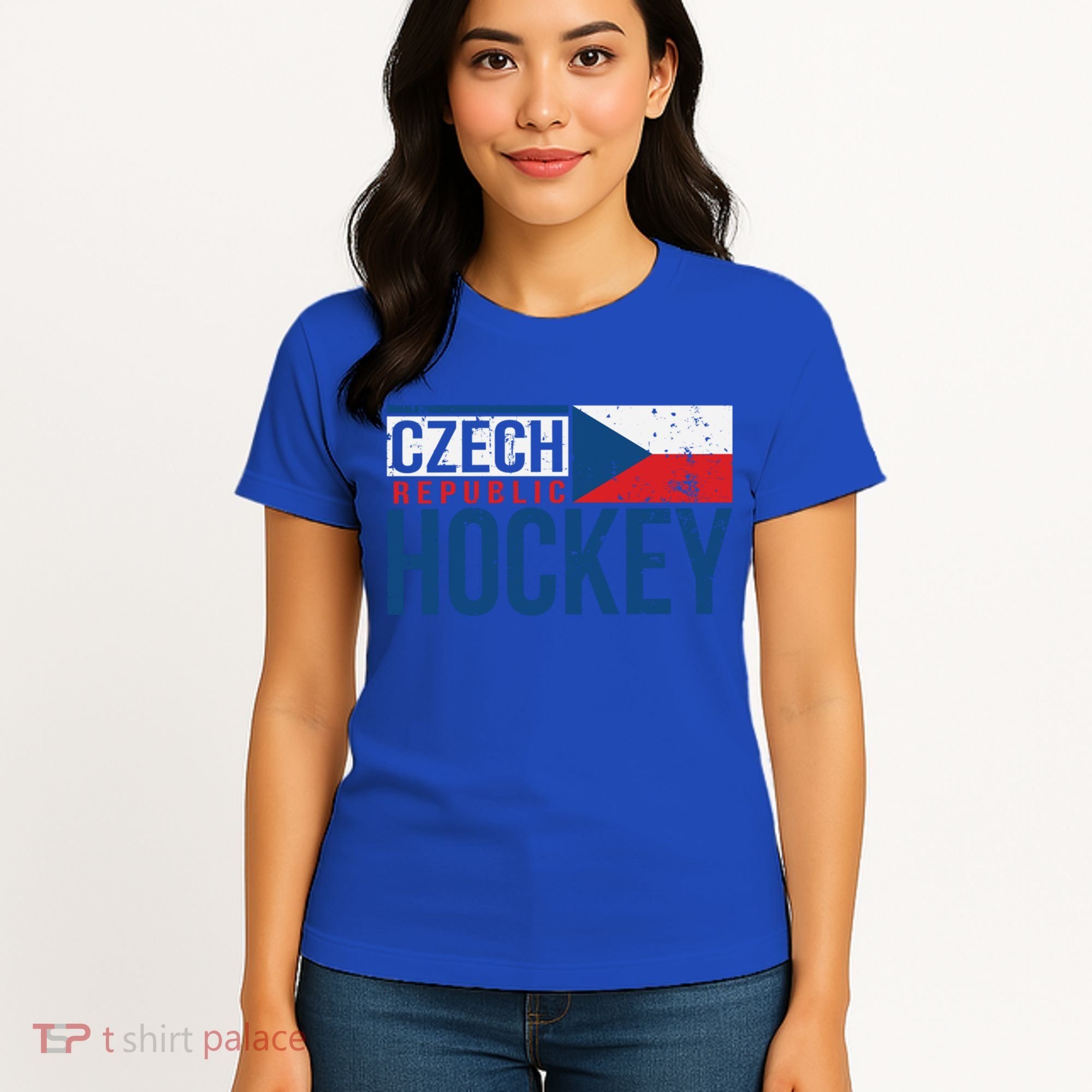 Czech Republic Czechia Hockey International Ice Supporter Cool Gift Women's T-Shirt
