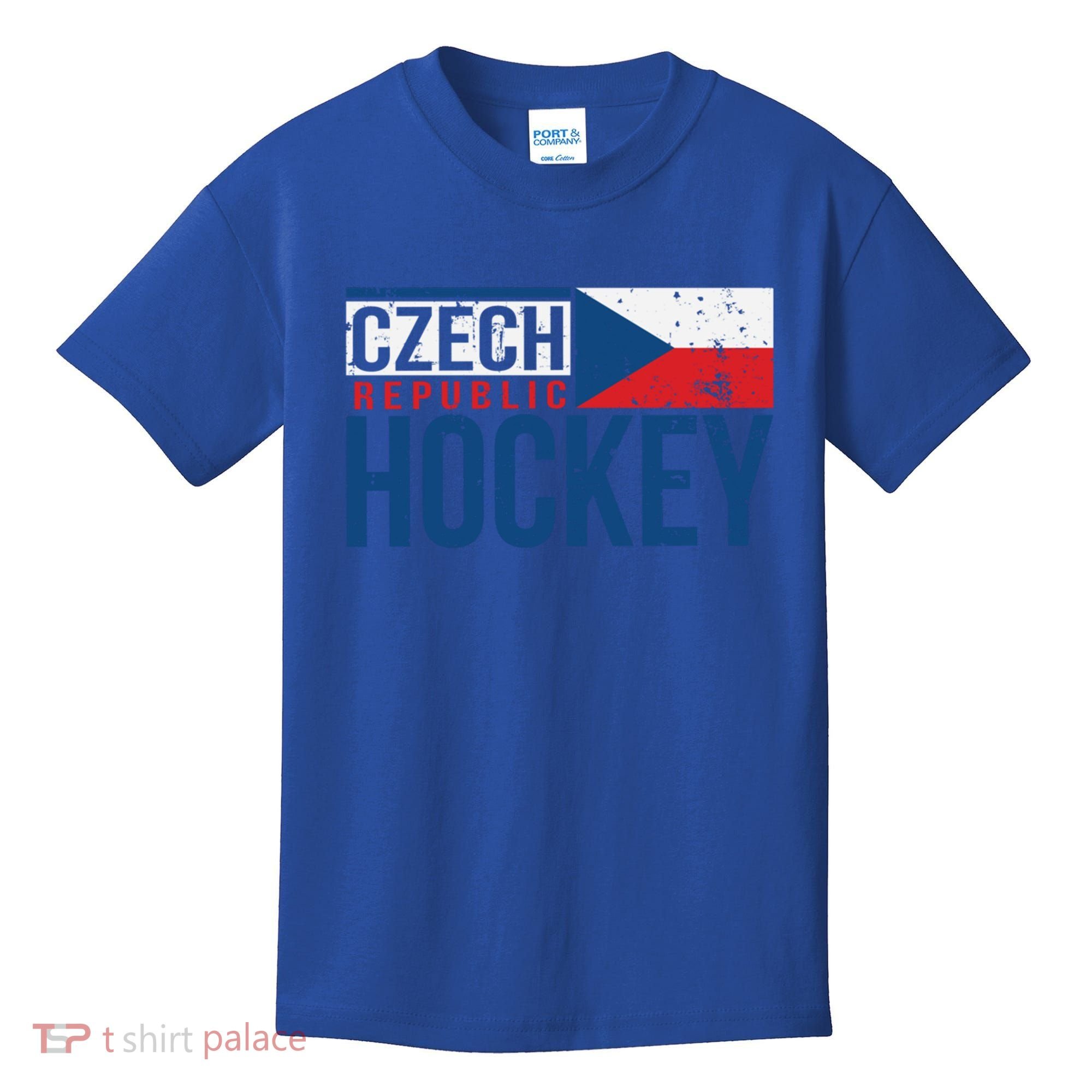 Czech Republic Czechia Hockey International Ice Supporter Cool Gift Kids T-Shirt