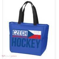 Czech Republic Czechia Hockey International Ice Supporter Cool Gift Tote Bag thumb 3