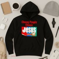 Choosy-People Retro Choose Jesus Christ Choose Jesus  Hoodie thumb 3