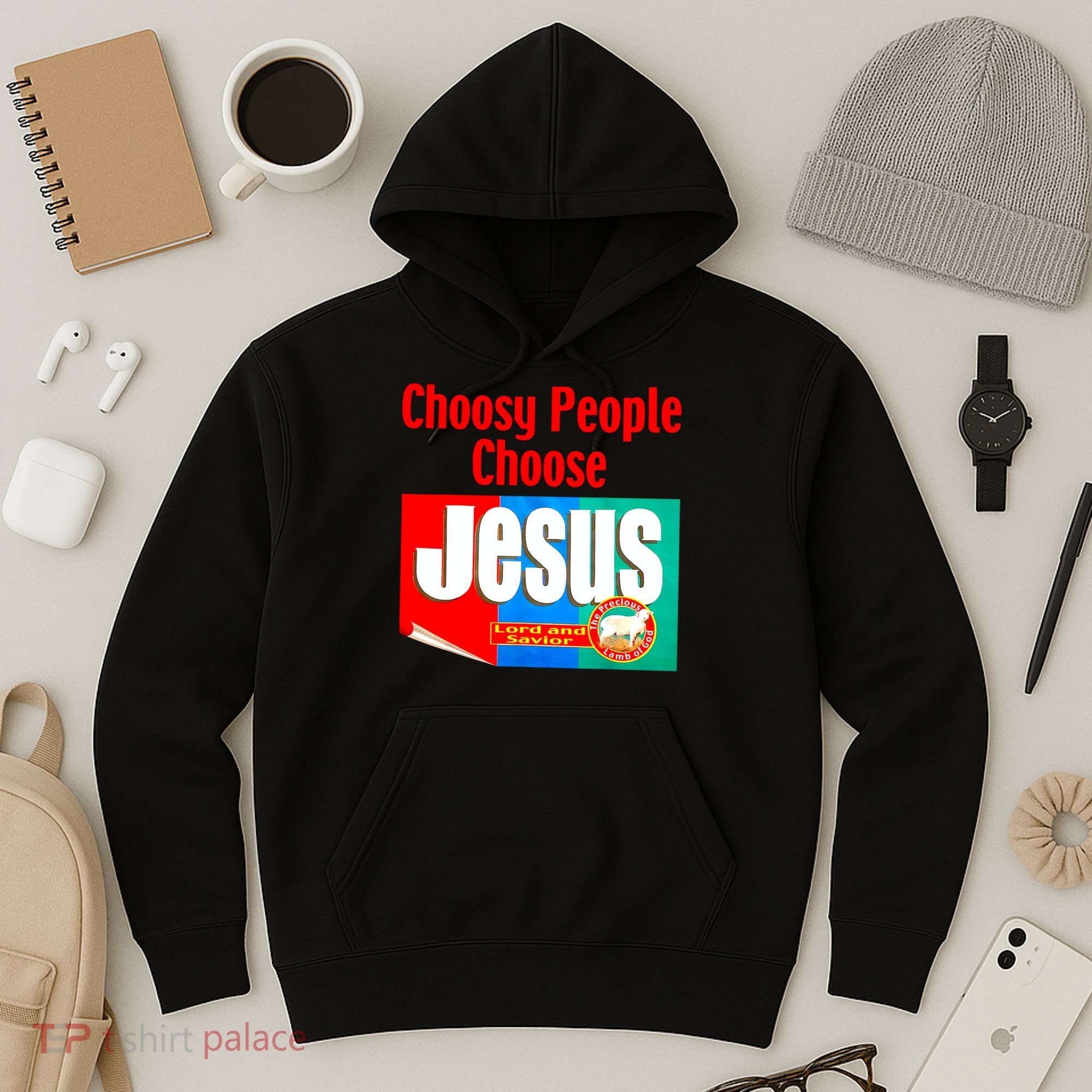 Choosy-People Retro Choose Jesus Christ Choose Jesus  Hoodie