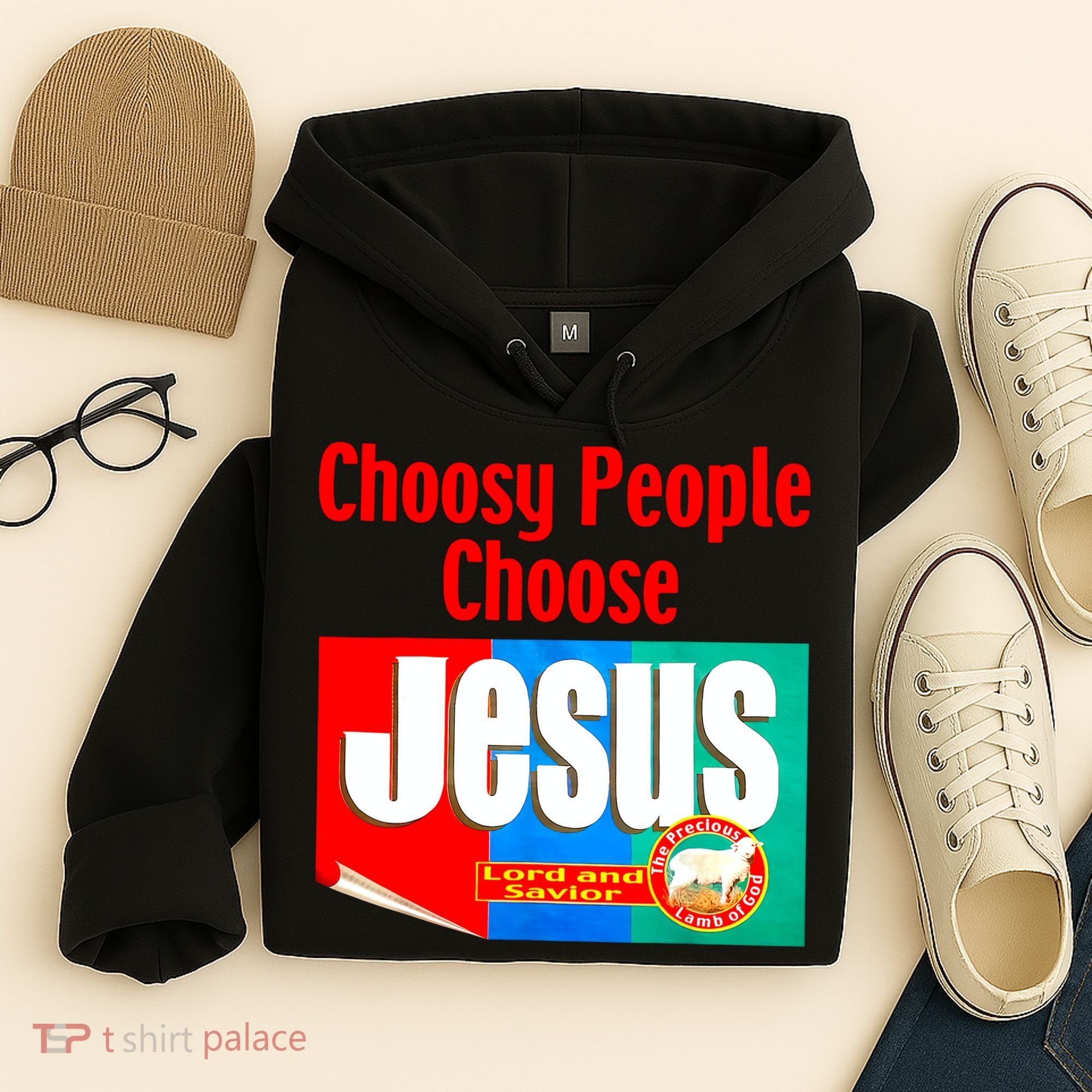 Choosy-People Retro Choose Jesus Christ Choose Jesus  Hoodie