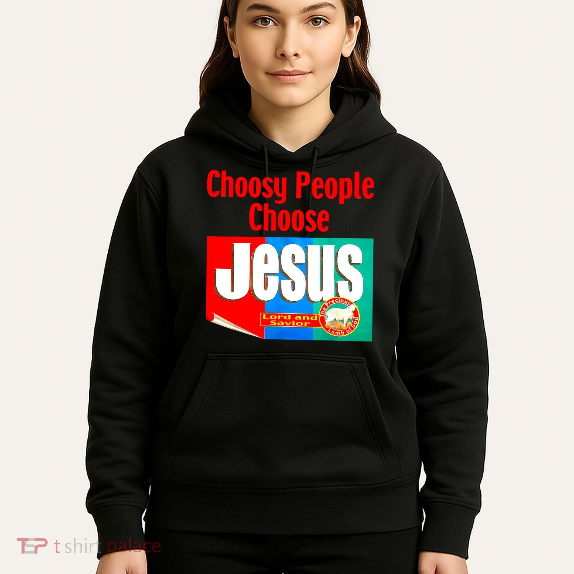 Choosy-People Retro Choose Jesus Christ Choose Jesus  Hoodie