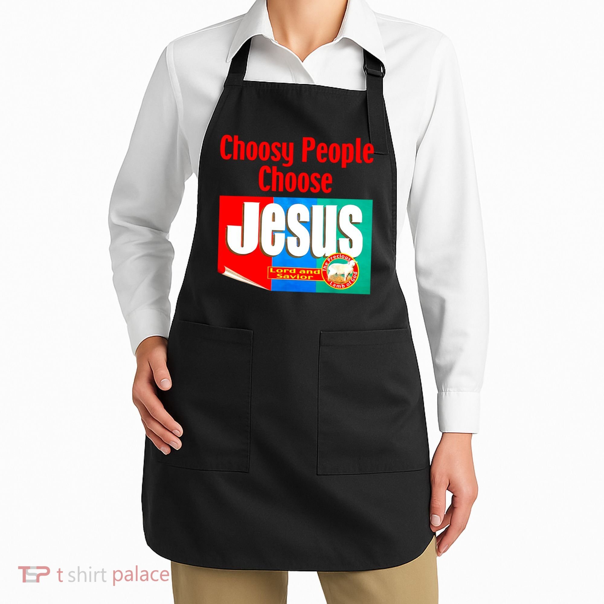 Choosy-People Retro Choose Jesus Christ Choose Jesus  Apron