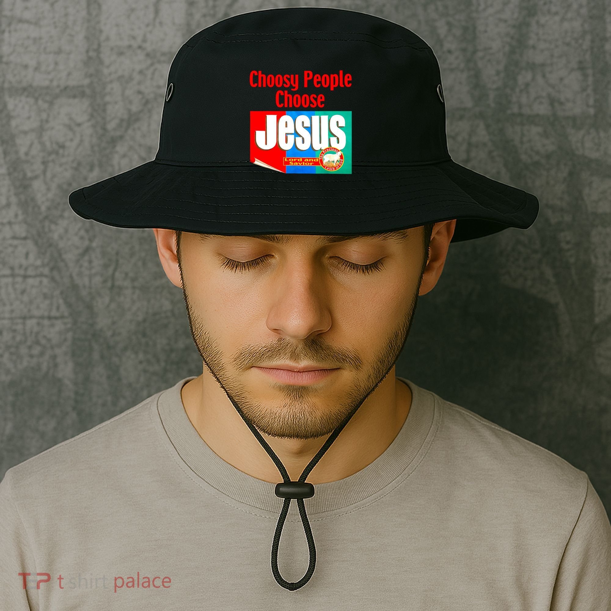 Choosy-People Retro Choose Jesus Christ Choose Jesus  Bucket Hat
