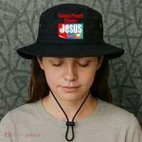 Choosy-People Retro Choose Jesus Christ Choose Jesus  Bucket Hat thumb 3
