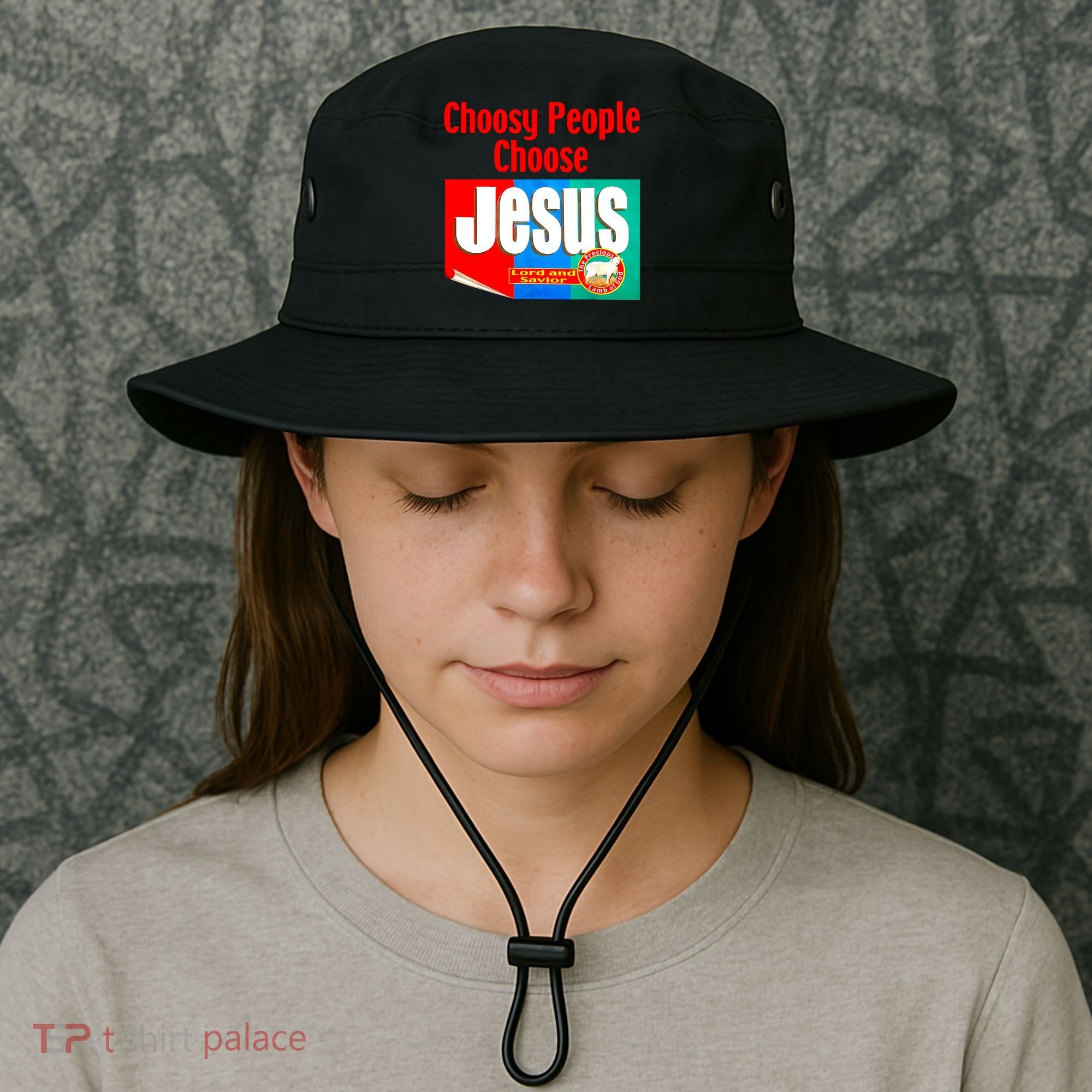 Choosy-People Retro Choose Jesus Christ Choose Jesus  Bucket Hat