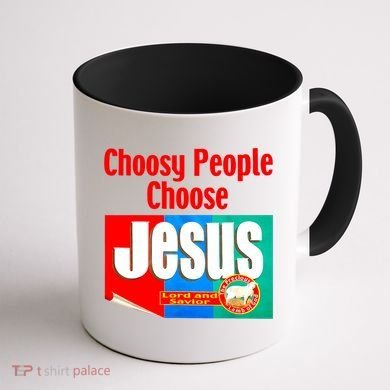Choosy-People Retro Choose Jesus Christ Choose Jesus  Coffee Mug back