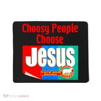 Choosy-People Retro Choose Jesus Christ Choose Jesus  Mousepad