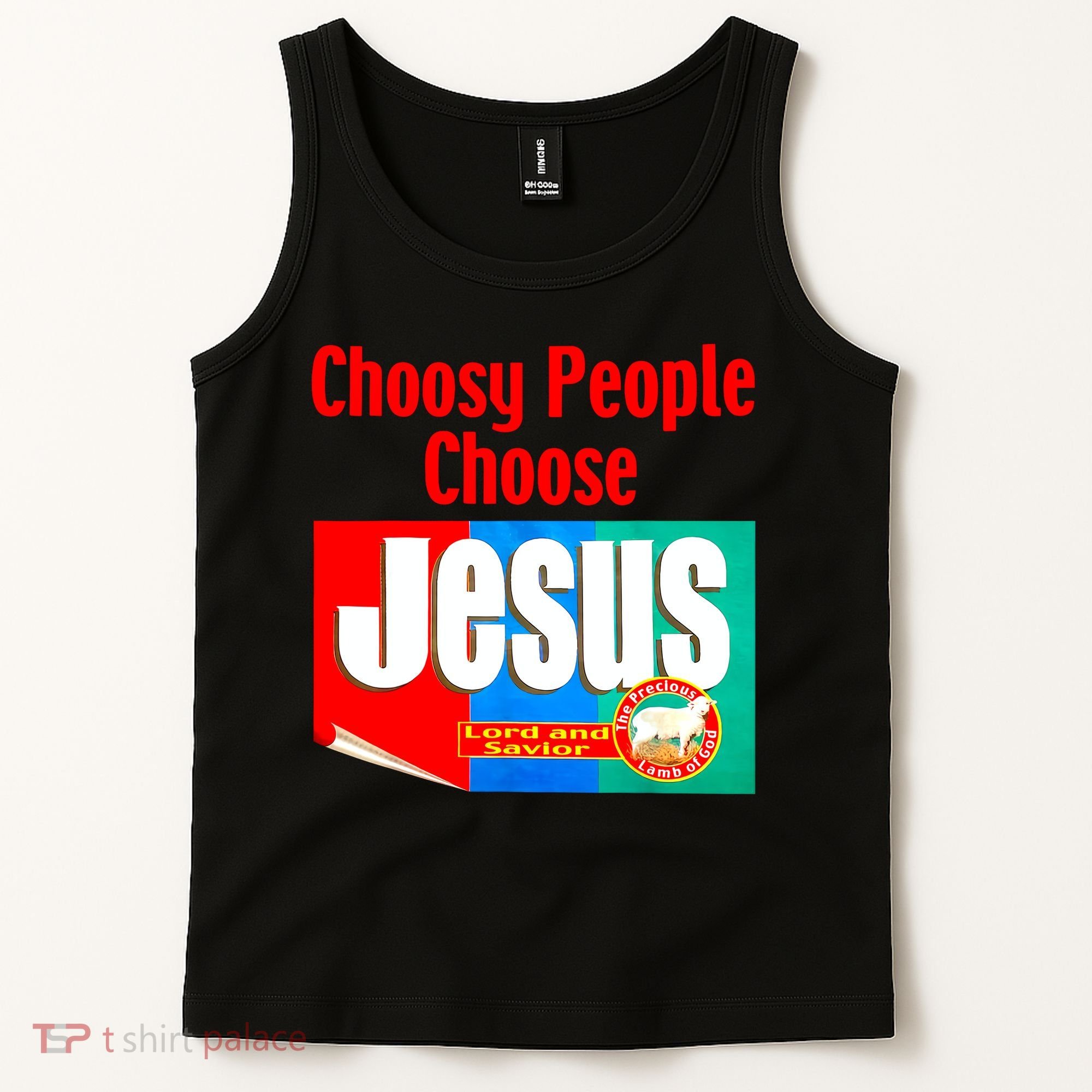 Choosy-People Retro Choose Jesus Christ Choose Jesus  Tank Top