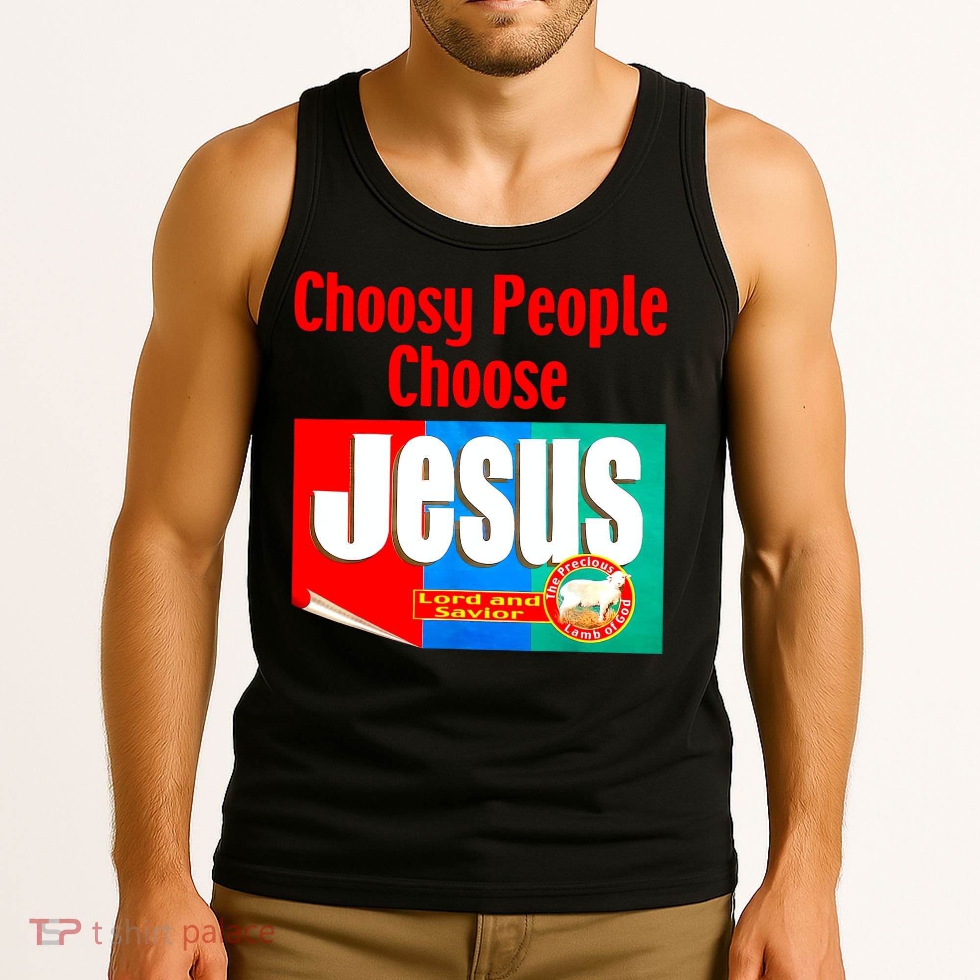 Choosy-People Retro Choose Jesus Christ Choose Jesus  Tank Top