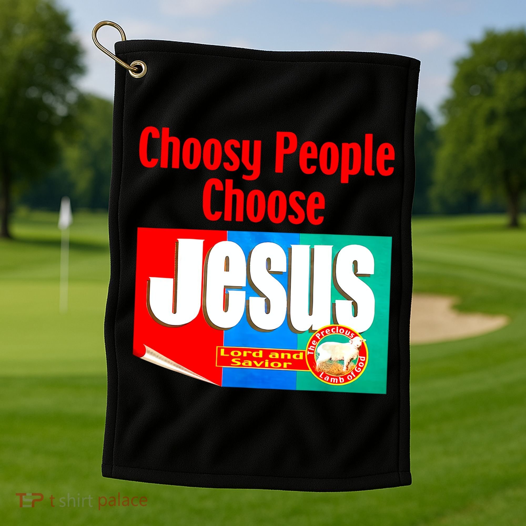 Choosy-People Retro Choose Jesus Christ Choose Jesus  Golf Towel