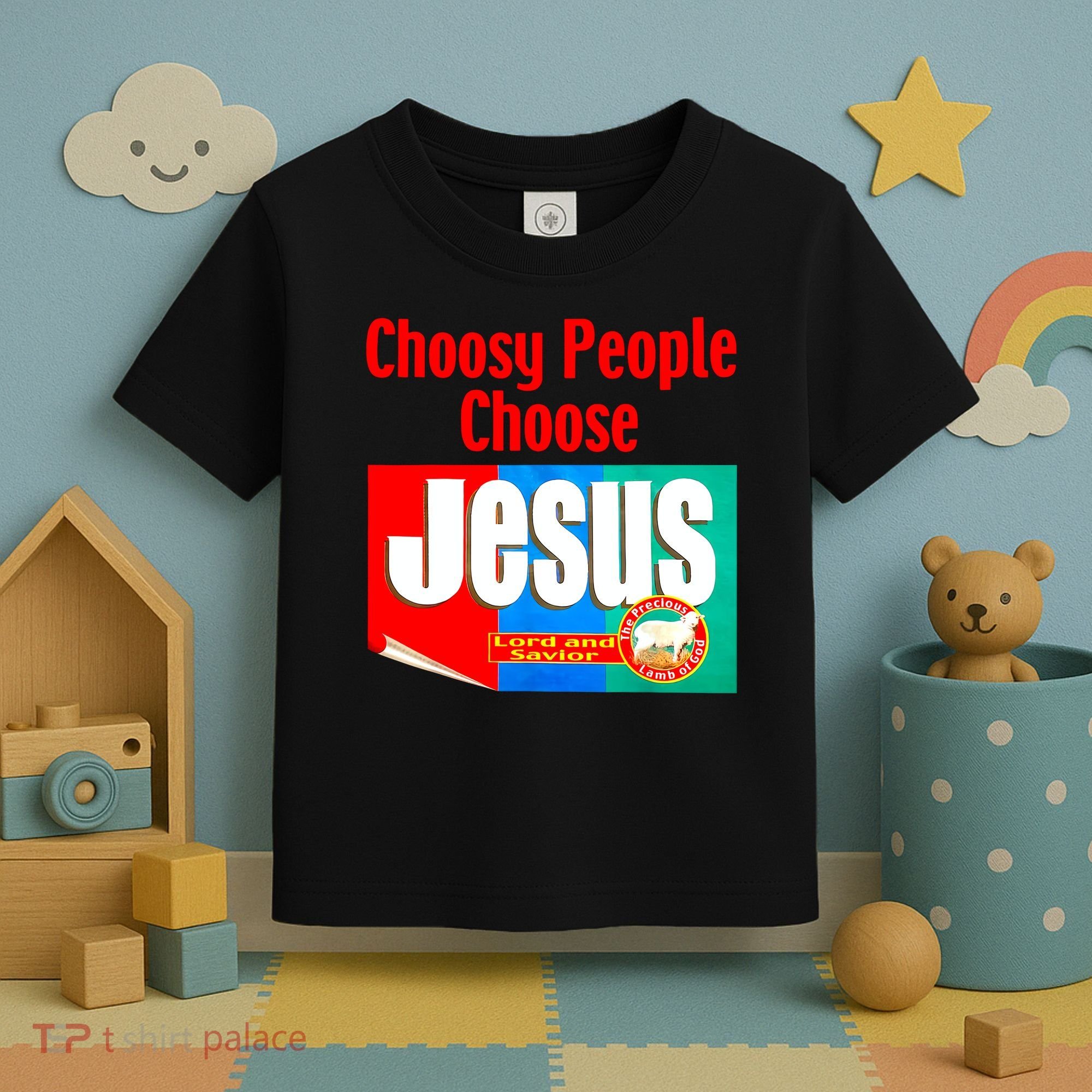 Choosy-People Retro Choose Jesus Christ Choose Jesus  Toddler T-Shirt