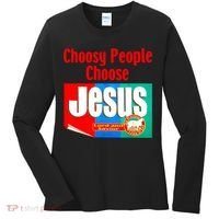 Choosy-People Retro Choose Jesus Christ Choose Jesus  Women's Long Sleeve Shirt thumb 0
