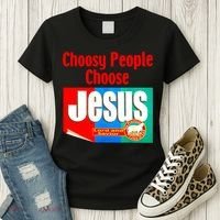 Choosy-People Retro Choose Jesus Christ Choose Jesus  Women's T-Shirt thumb 3
