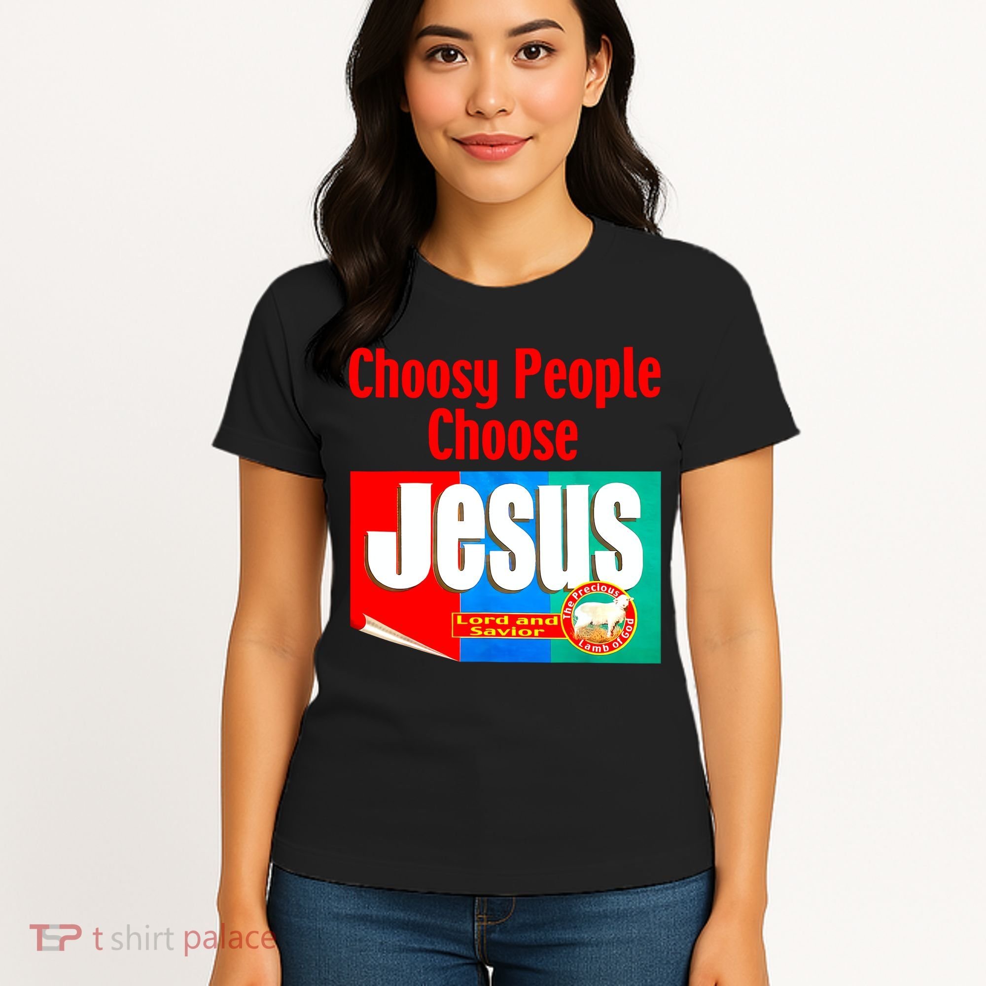 Choosy-People Retro Choose Jesus Christ Choose Jesus  Women's T-Shirt