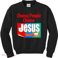 Choosy-People Retro Choose Jesus Christ Choose Jesus  Kids Sweatshirt thumb 0