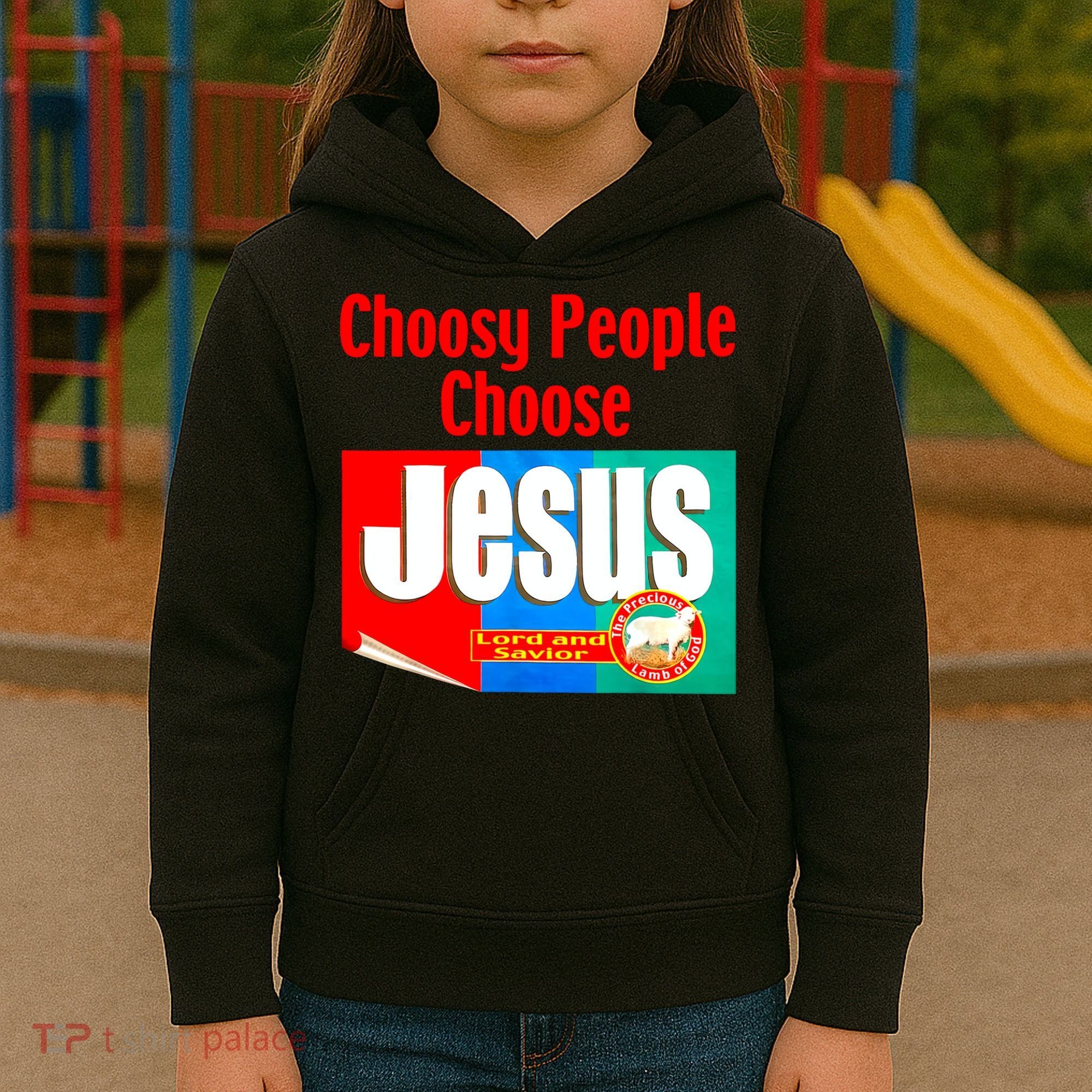Choosy-People Retro Choose Jesus Christ Choose Jesus  Kids Hoodie