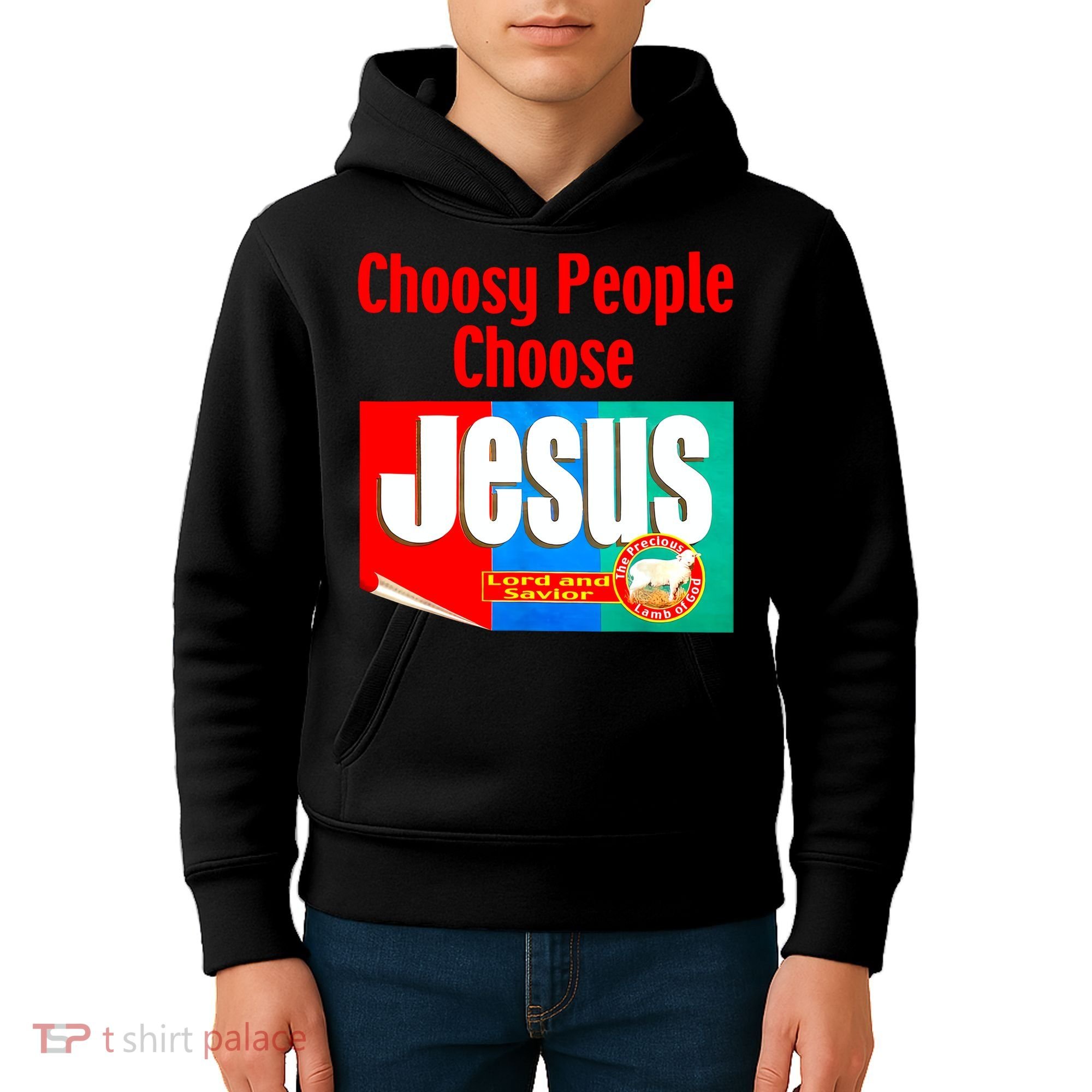 Choosy-People Retro Choose Jesus Christ Choose Jesus  Kids Hoodie