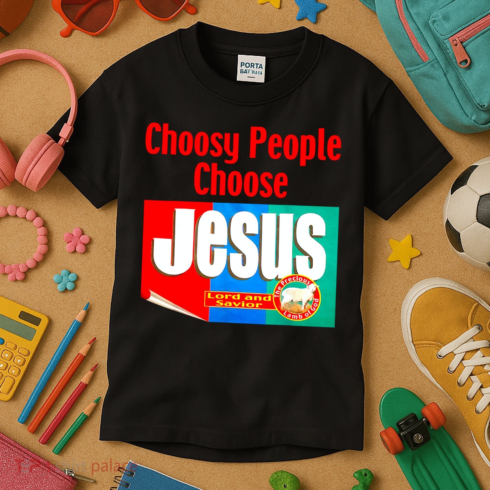 Choosy-People Retro Choose Jesus Christ Choose Jesus  Kids T-Shirt
