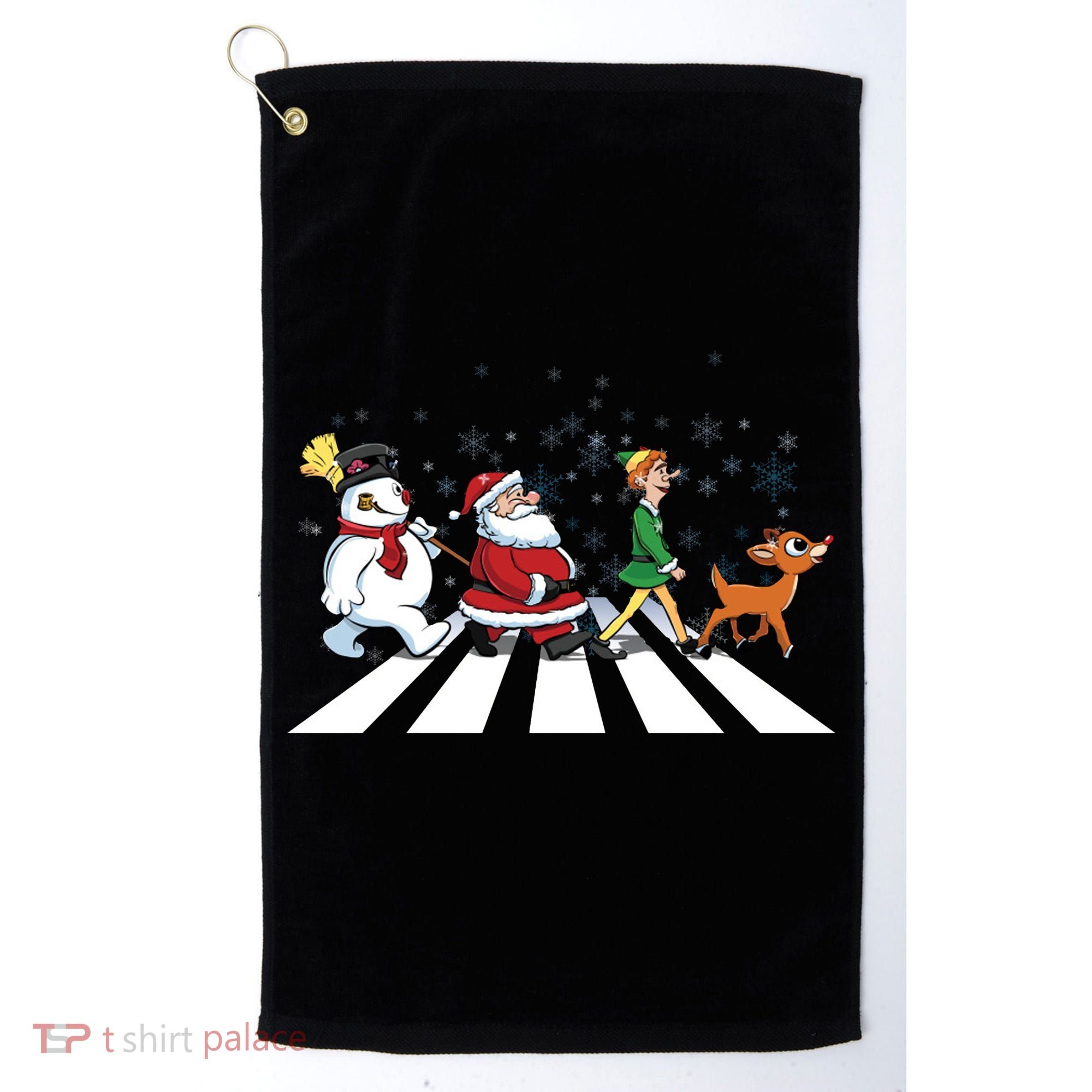 Christmas Road Golf Towel