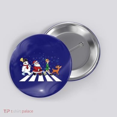 Christmas Road Button