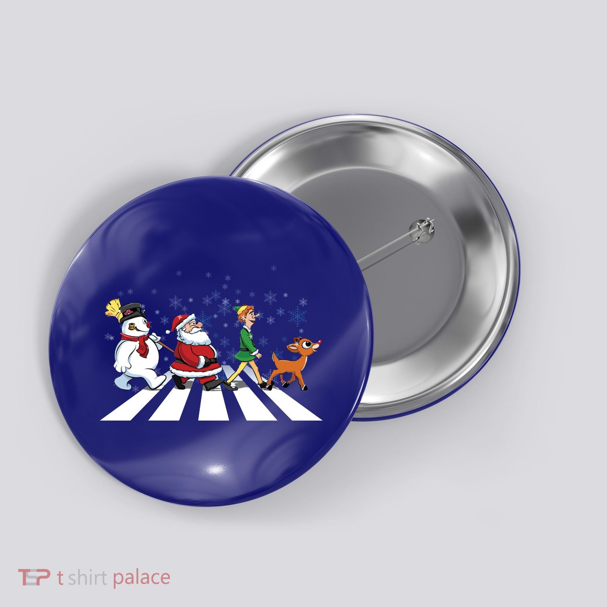 Christmas Road Button