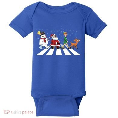 Christmas Road Baby Bodysuit
