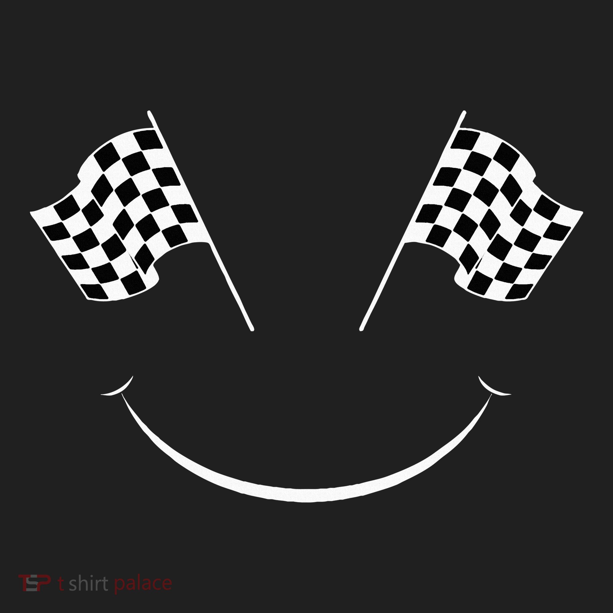 Car Racing Checkered Flag Smile Finish Line Automobile Racer Women's Sweatshirt