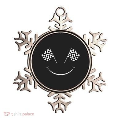 Car Racing Checkered Flag Smile Finish Line Automobile Racer Ornament