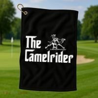 Camel Rider Camel Jokes Racing Fast Camel Golf Towel thumb 1